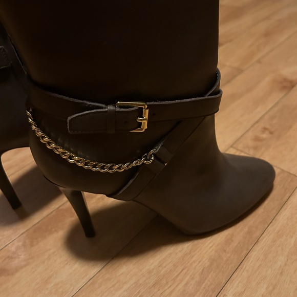 Ralph Lauren unique leather stiletto boots they are so different fabulous - Picture 7 of 15